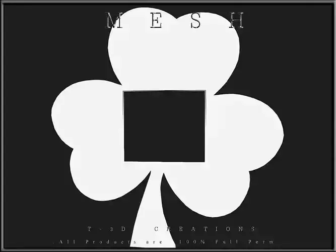 Square hole in Shamrock