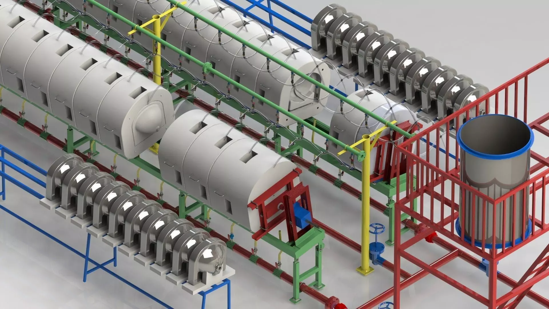 Battery Casting Line Free 3D model_0