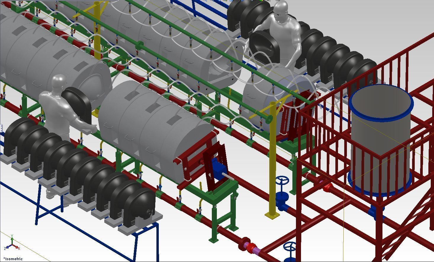Battery Casting Line Free 3D model_1