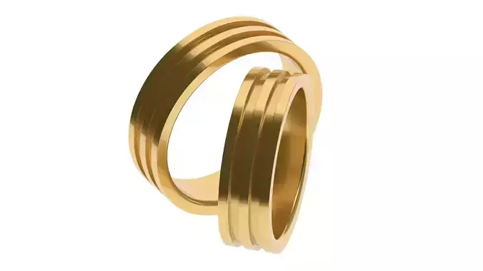 Simple Wedding band 8   65 SIZES