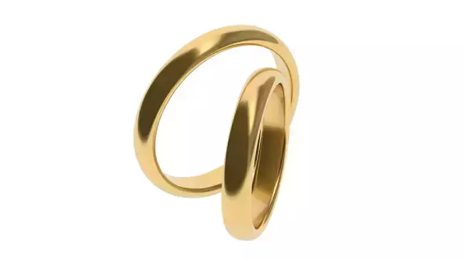 Simple Wedding band 14  65 SIZES