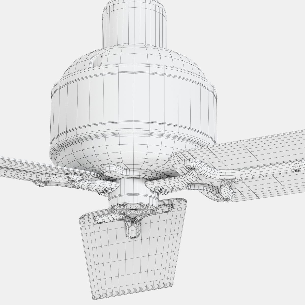 Ceiling Fan JAIPUR 4 3D model_4