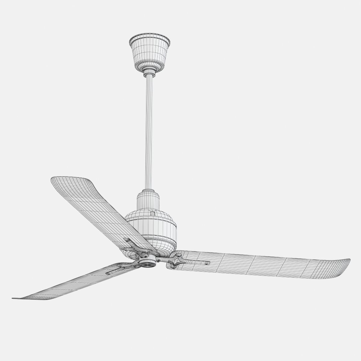 Ceiling Fan JAIPUR 4 3D model_3
