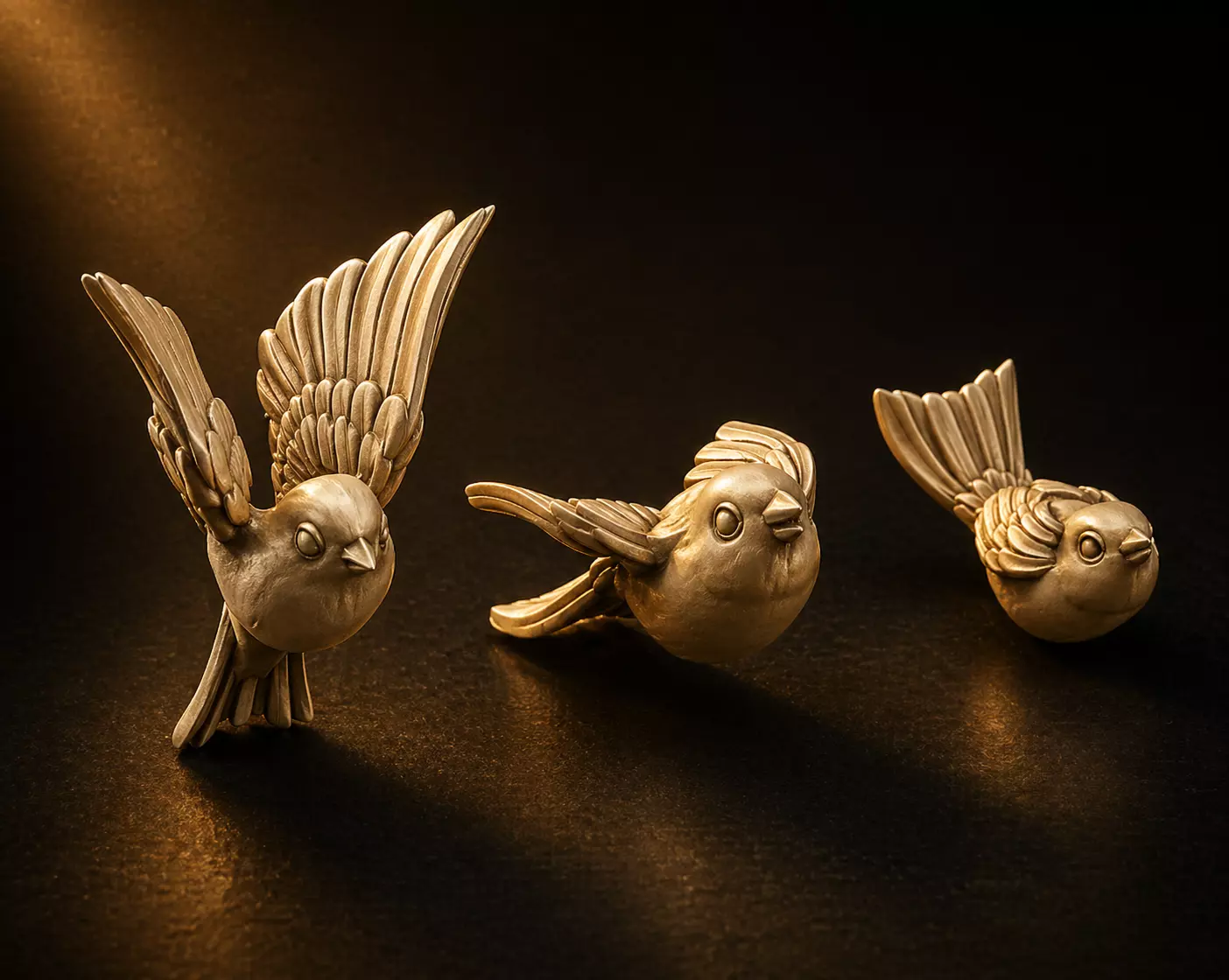 birds bird on wall 3D print model