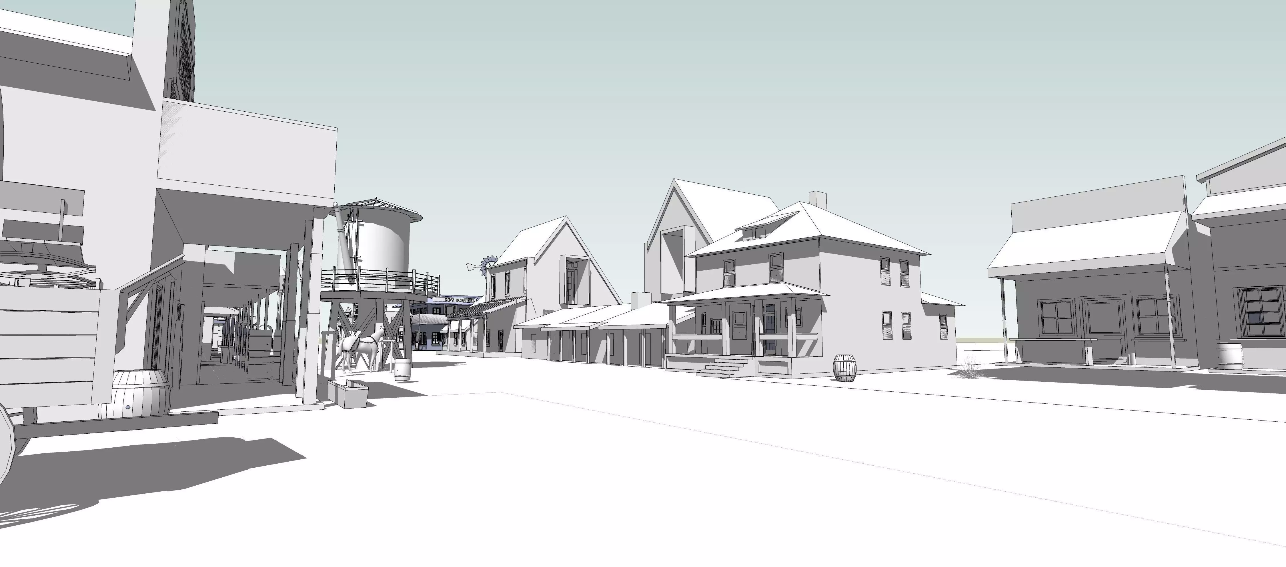 Iguana City Free 3D model
