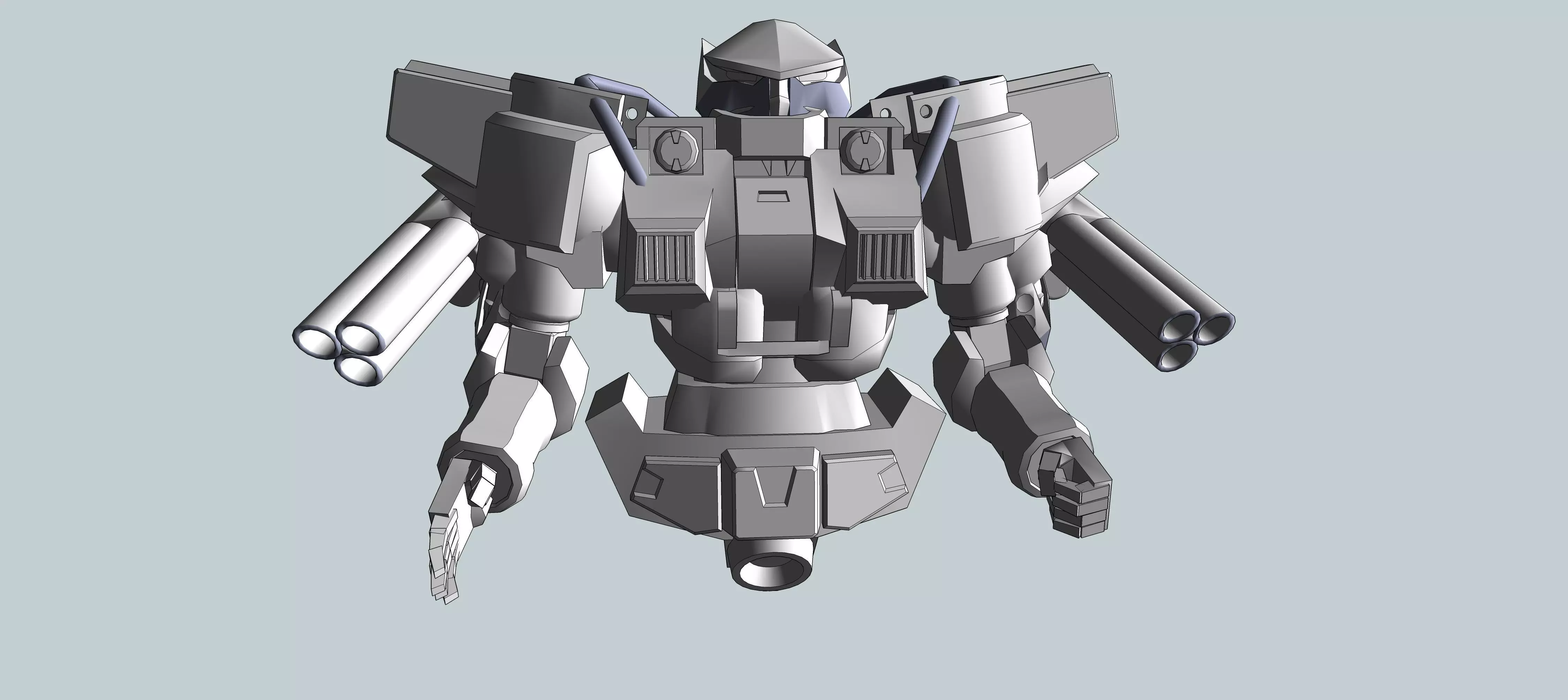 Terror -Bots 02 Free 3D model_0