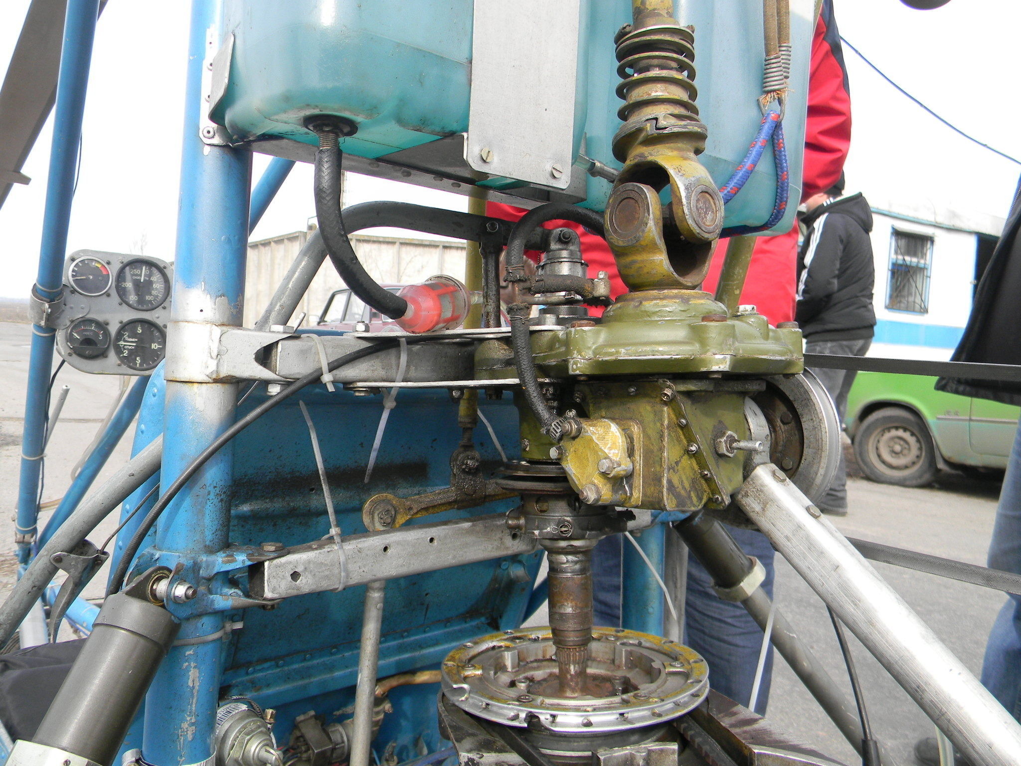 homemade helicopter Free 3D model_7