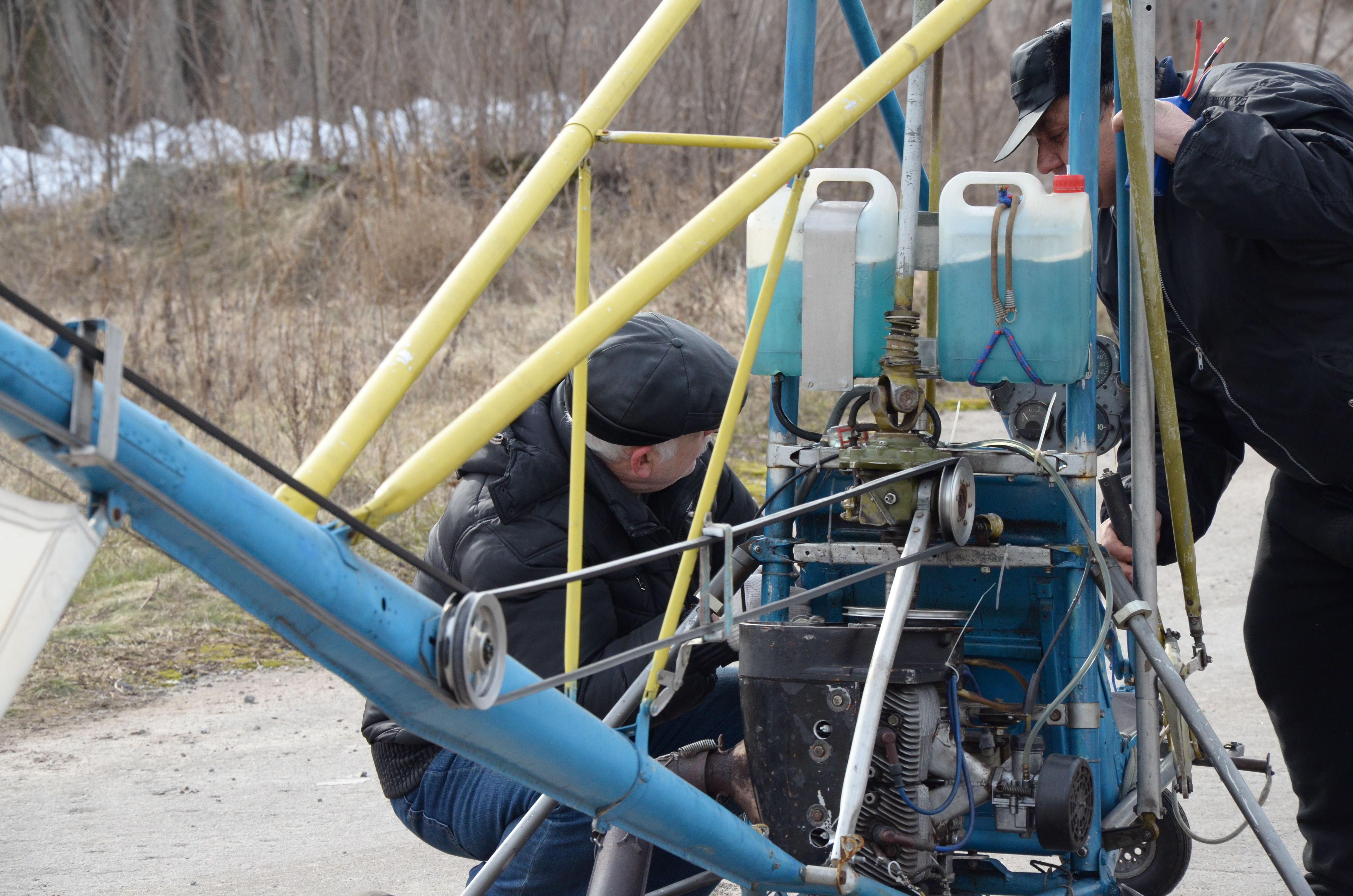 homemade helicopter Free 3D model_4