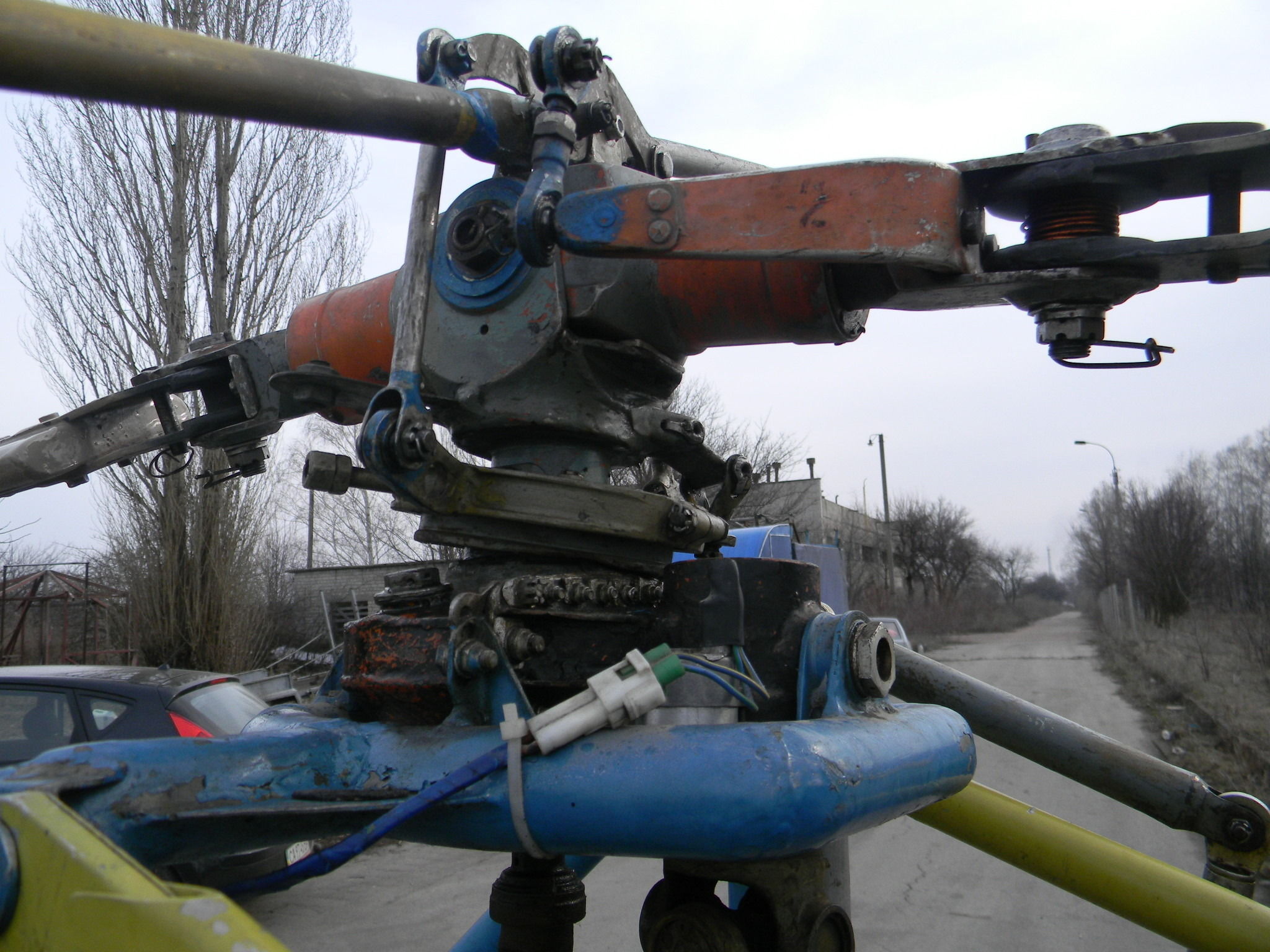 homemade helicopter Free 3D model_13