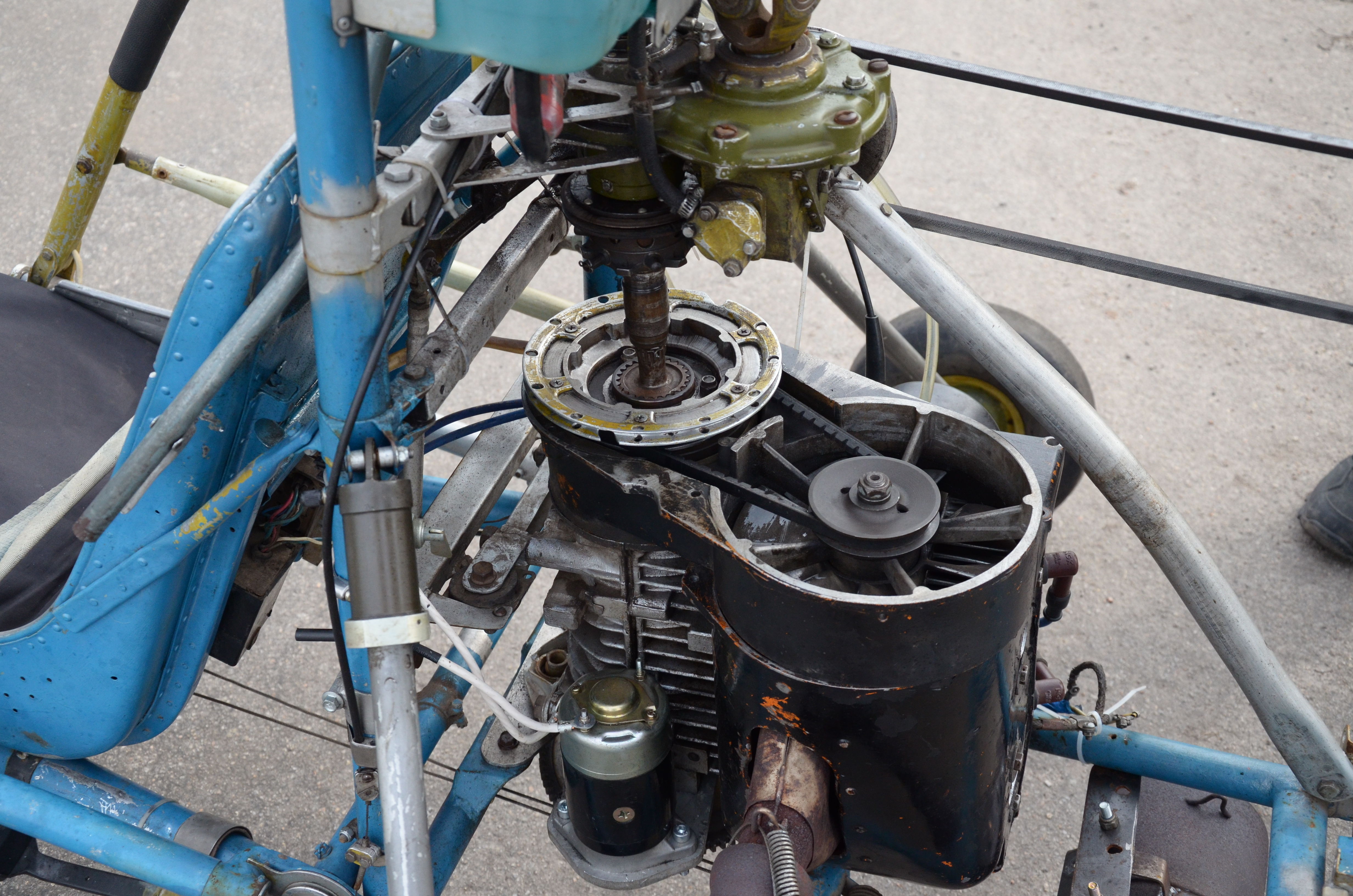 homemade helicopter Free 3D model_6