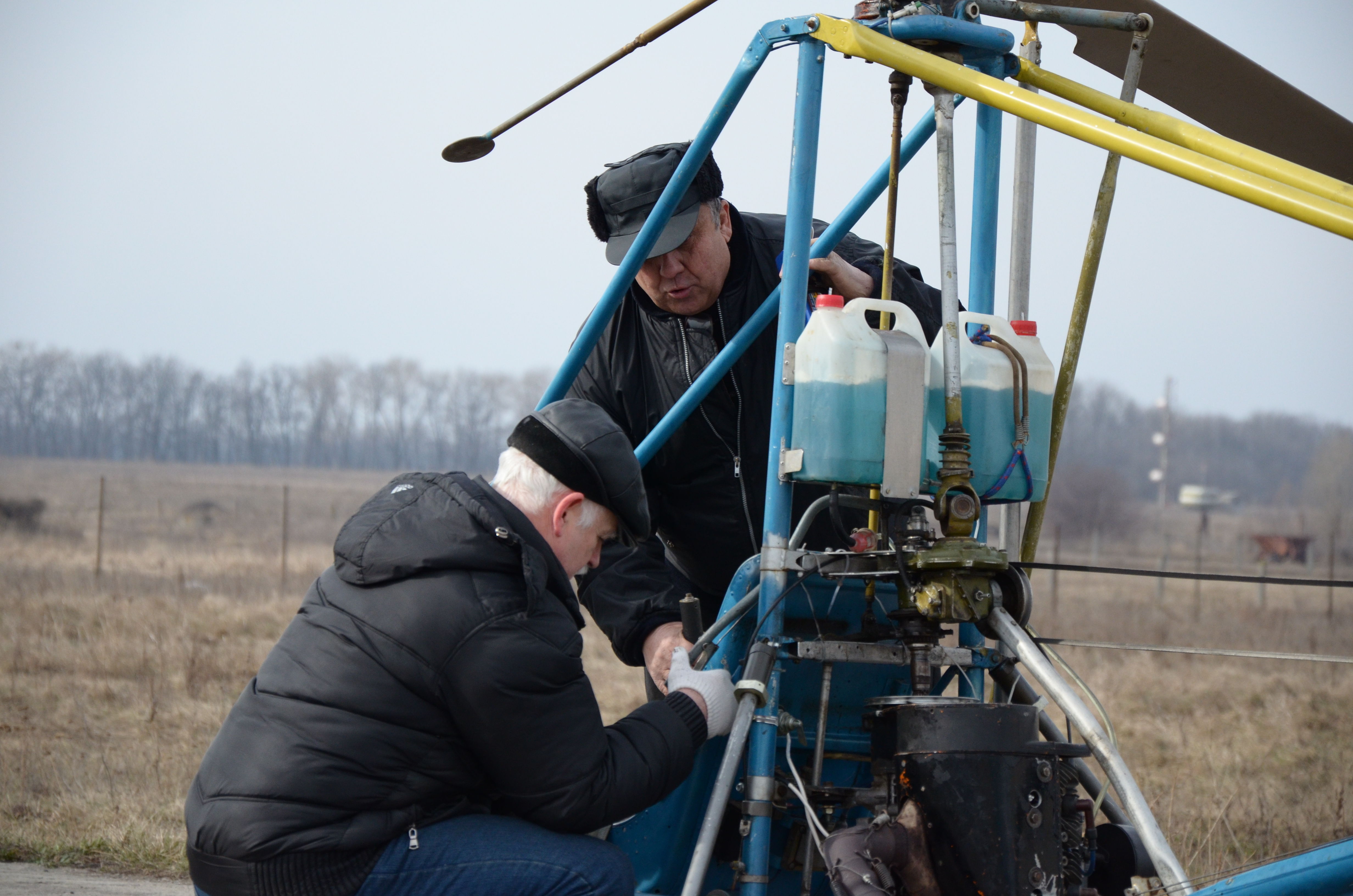 homemade helicopter Free 3D model_9