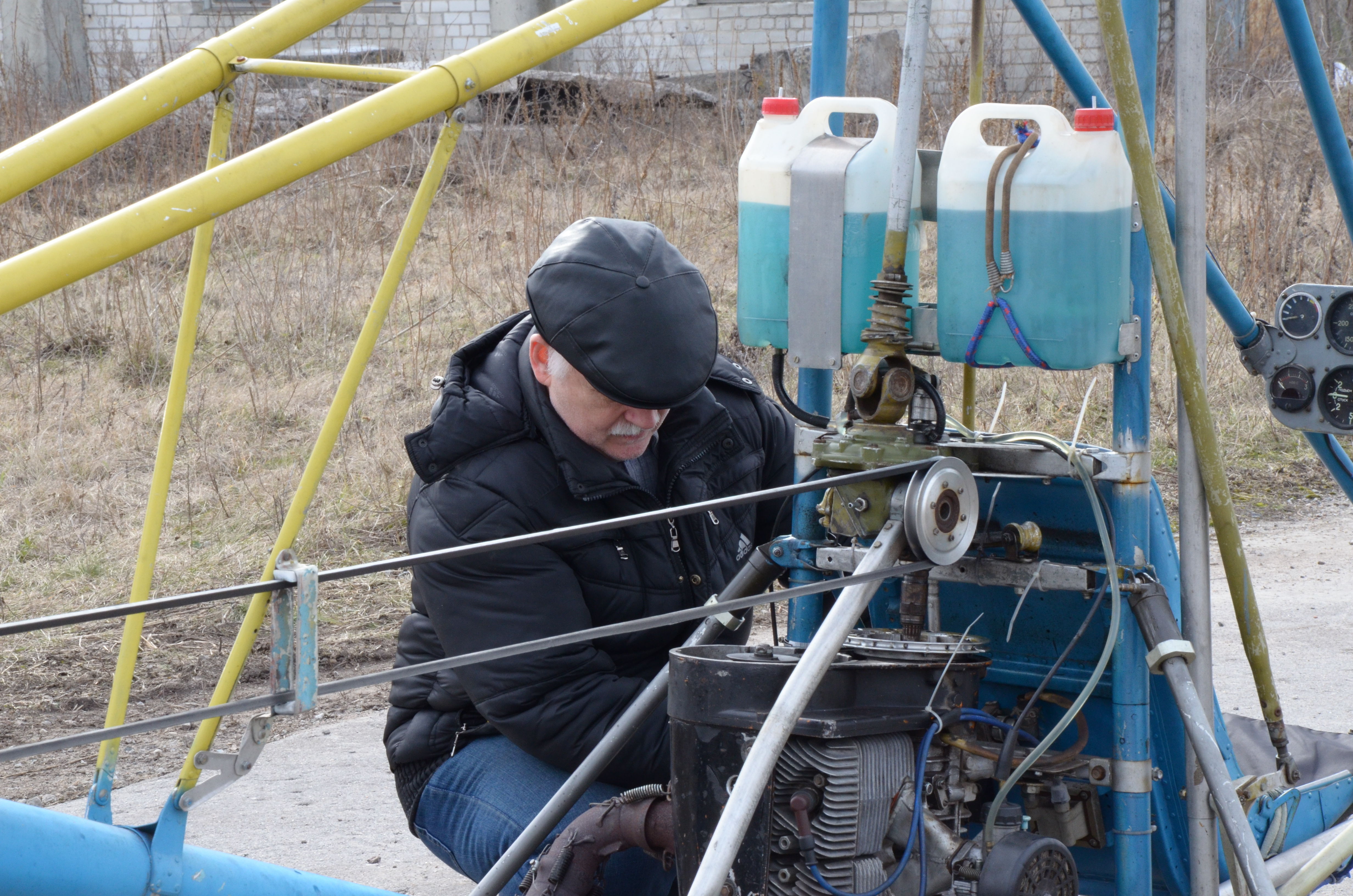 homemade helicopter Free 3D model_2