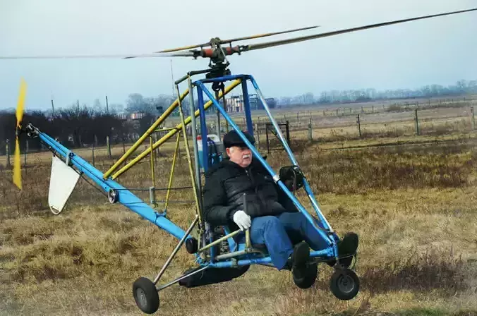 homemade helicopter Free 3D model