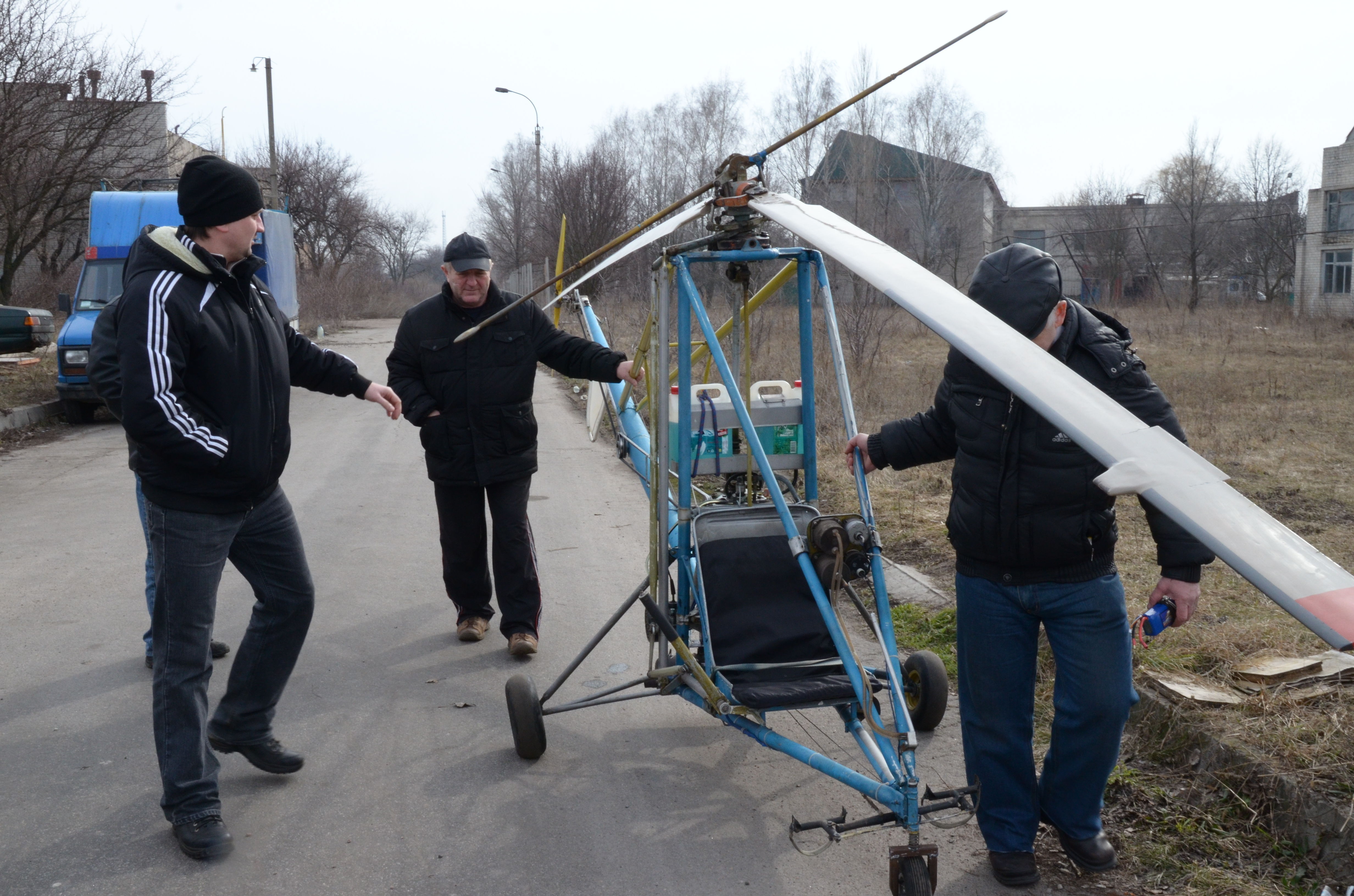 homemade helicopter free 3D Model