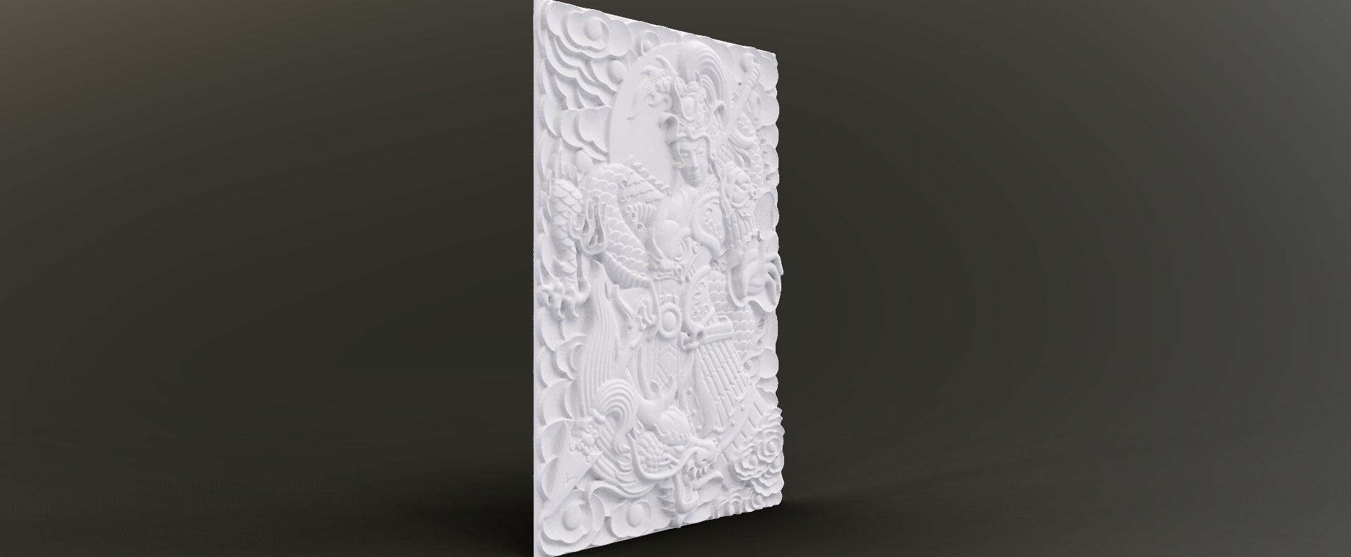 Young Warrior Relief 3D print model_3