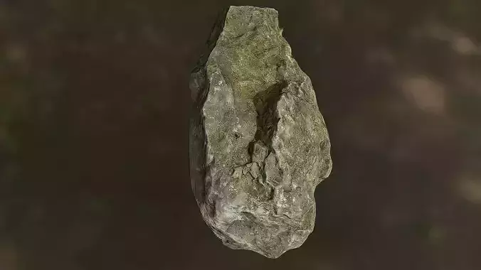 Rock low poly 3D model