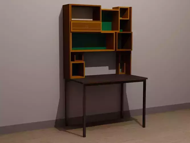 desk 110 cm Free 3D model
