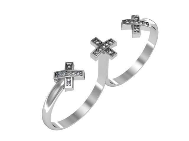 Ring 2-finger Duo 3D print model