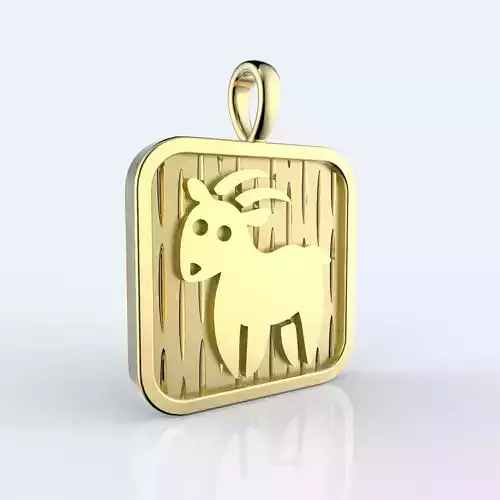 Chinese 12 animals zodiac pendant - Sheep