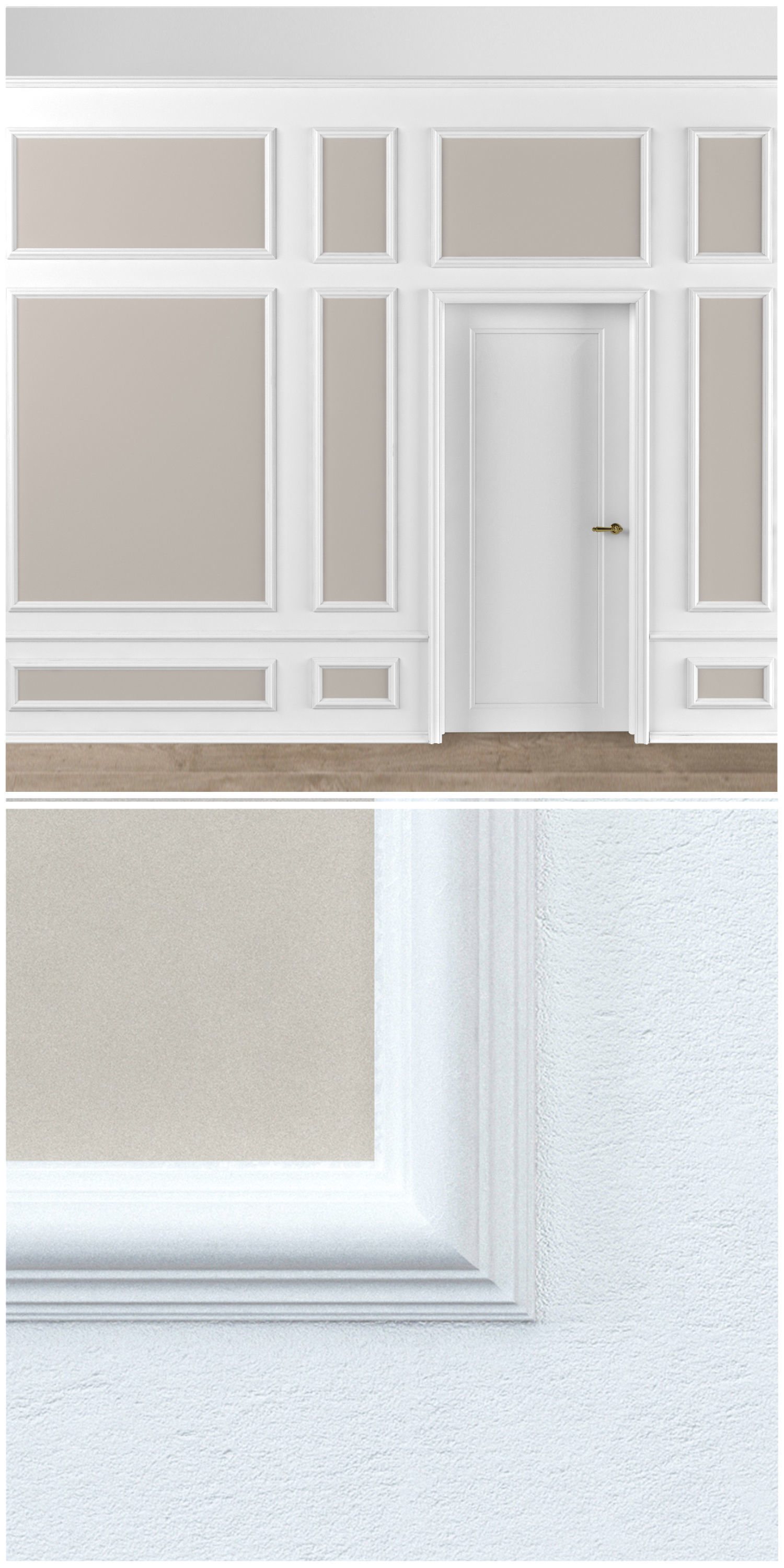 Selection moldings 2 Low-poly 3D model_3