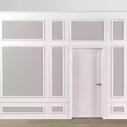 Selection moldings 2 Low-poly 3D model