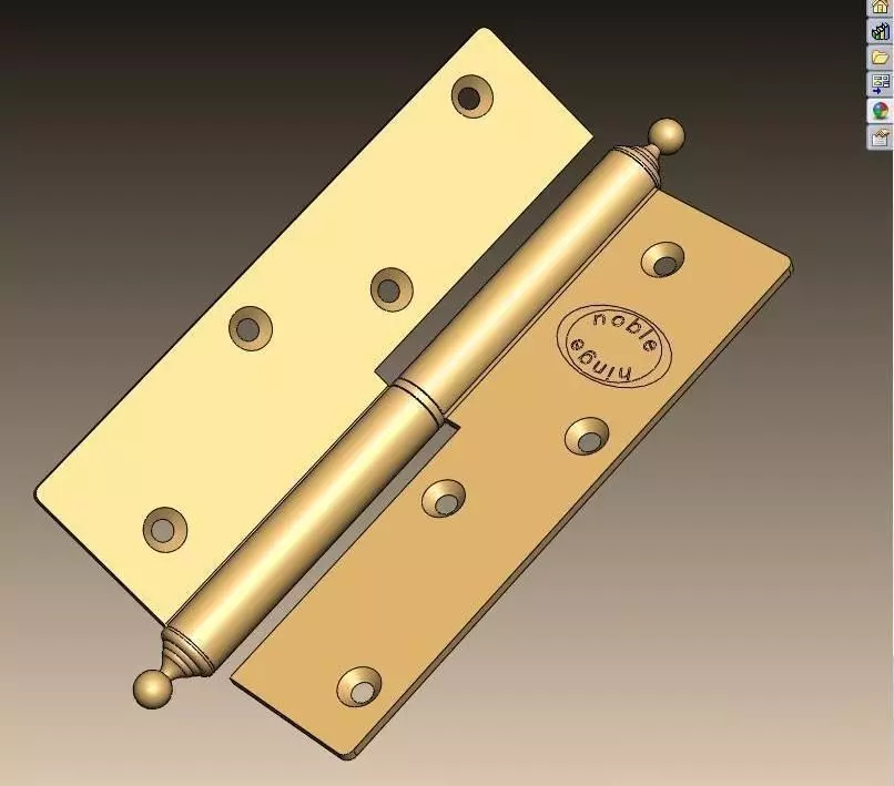 noble hinge Free 3D model