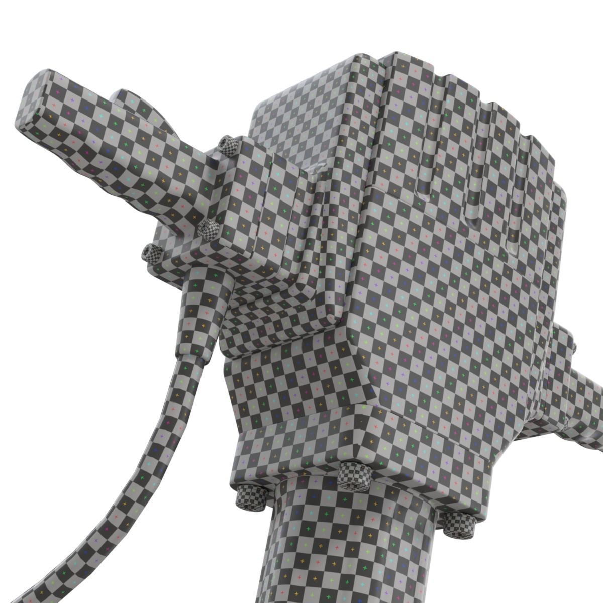 Jackhammer hammer drill 3D model_9