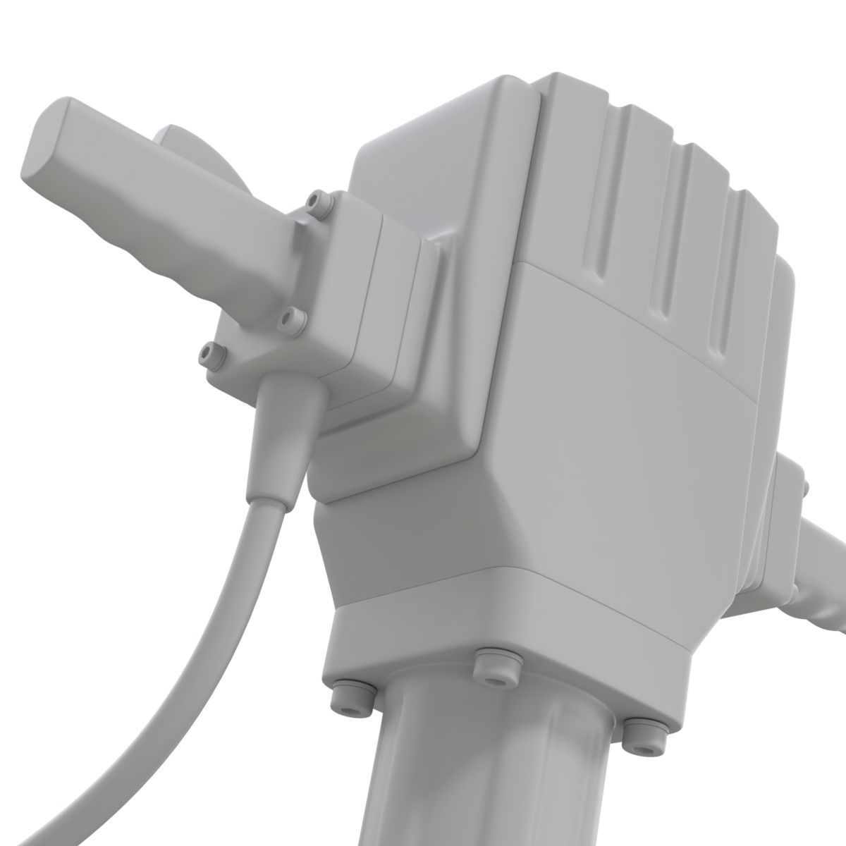 Jackhammer hammer drill 3D model_12