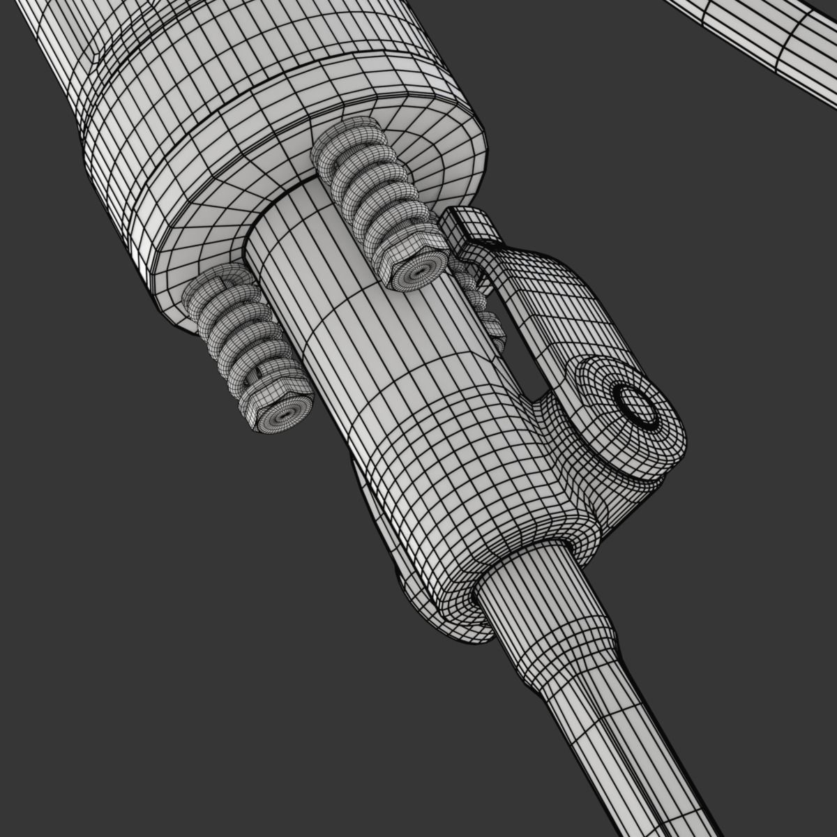 Jackhammer hammer drill 3D model_28