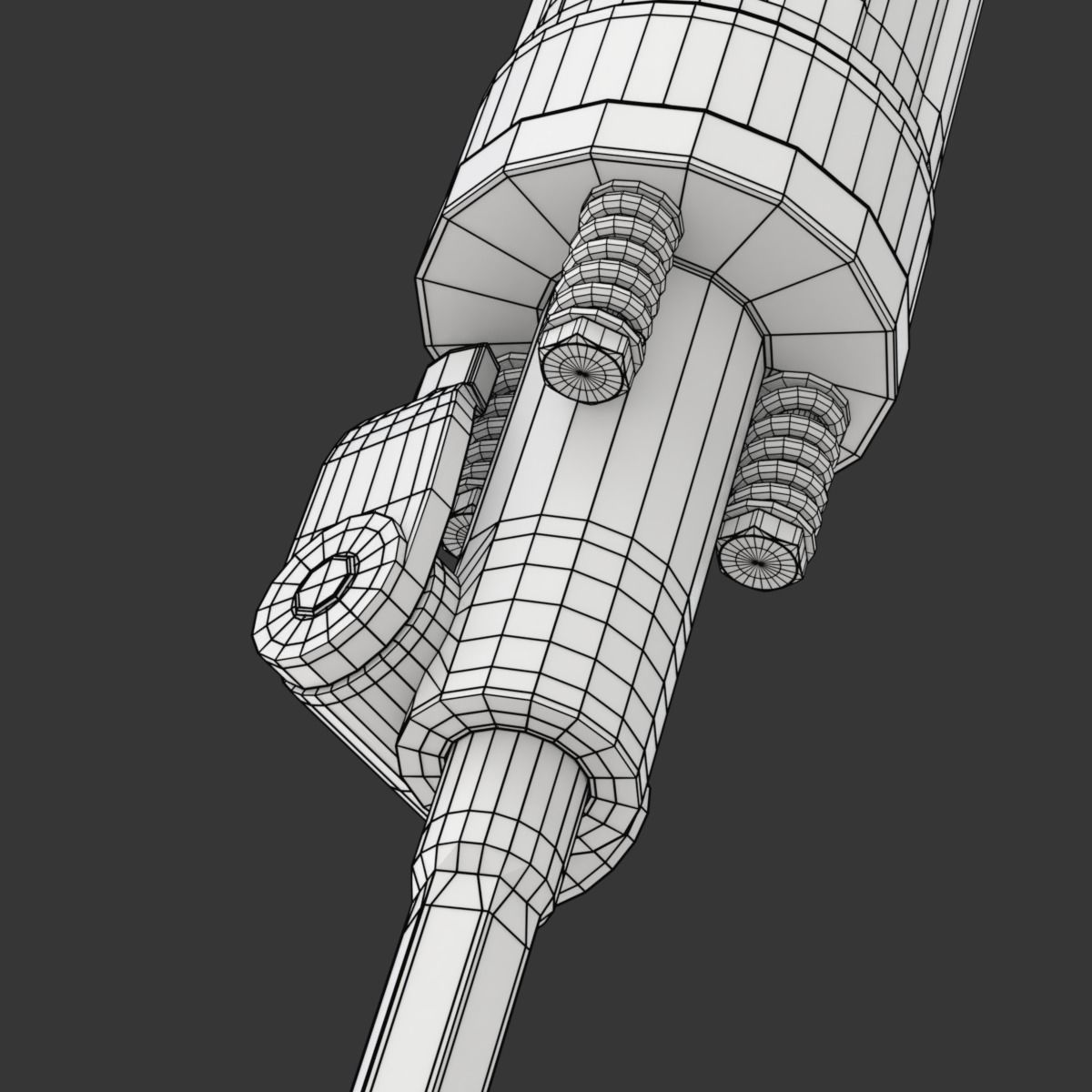 Jackhammer hammer drill 3D model_24