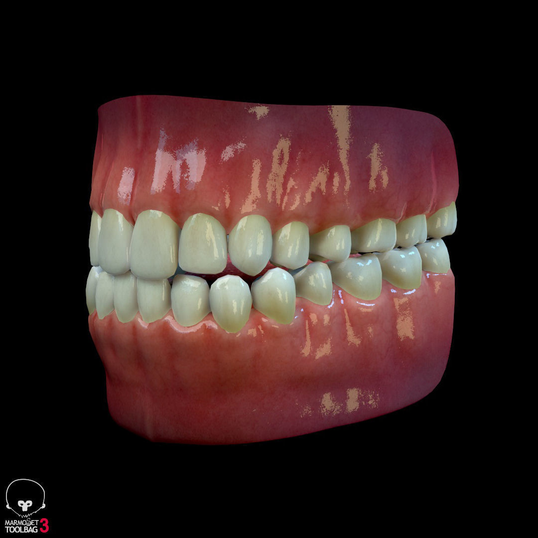 Average Female Body Low-poly 3D model_35