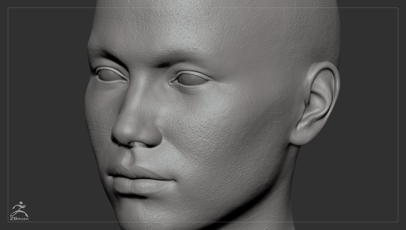 Average Female Body Low-poly 3D model_47