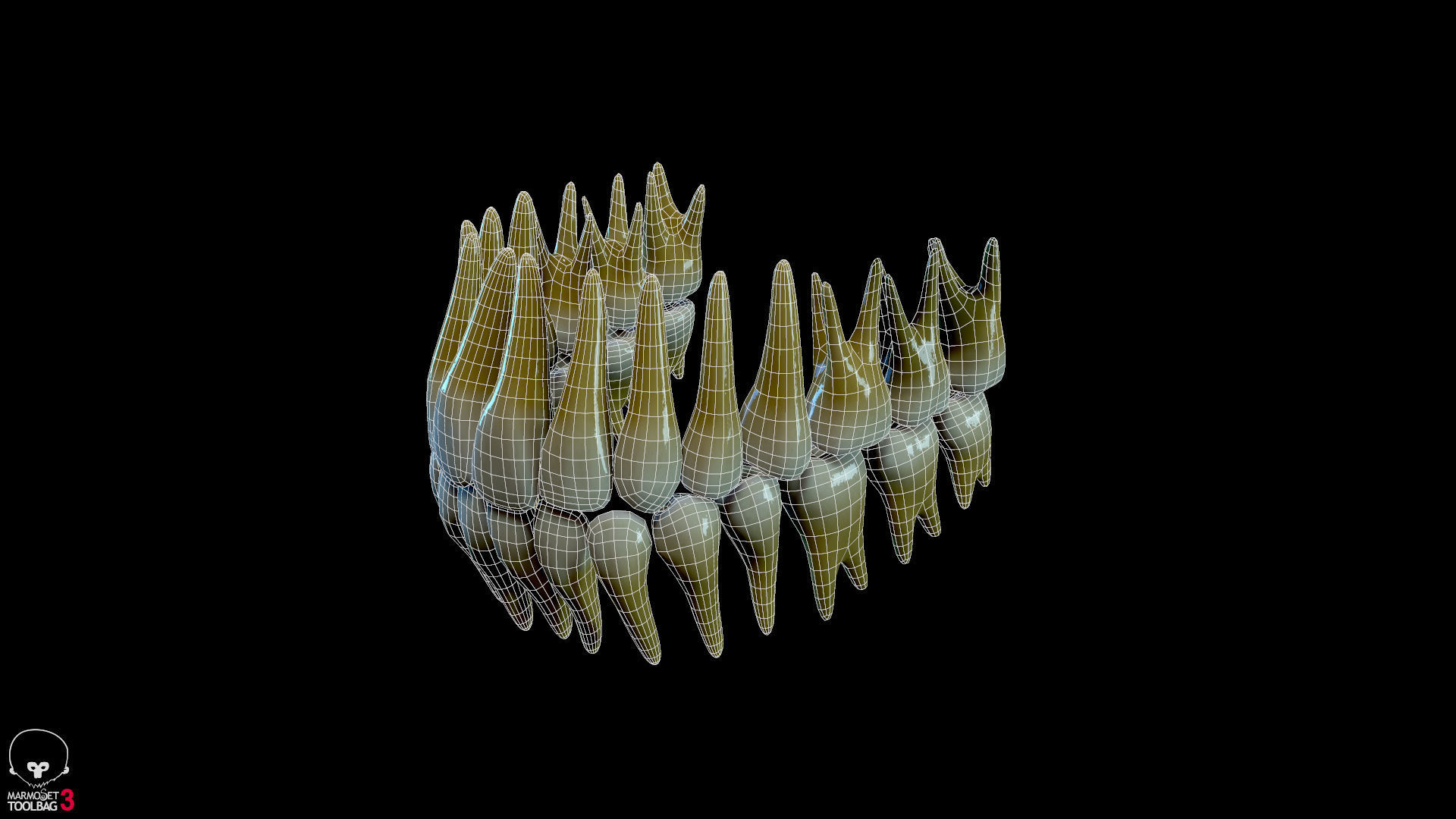 Average Female Body Low-poly 3D model_43