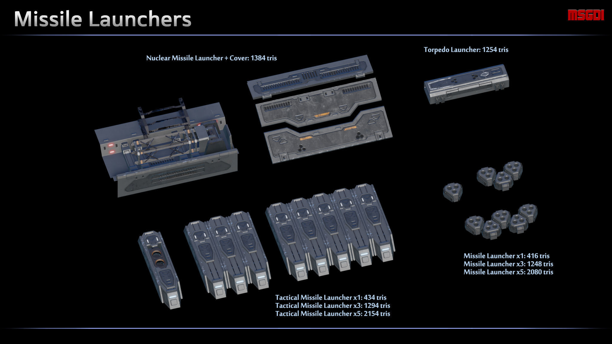 Spaceship Battleship Valkyrie Low-poly 3D model_2