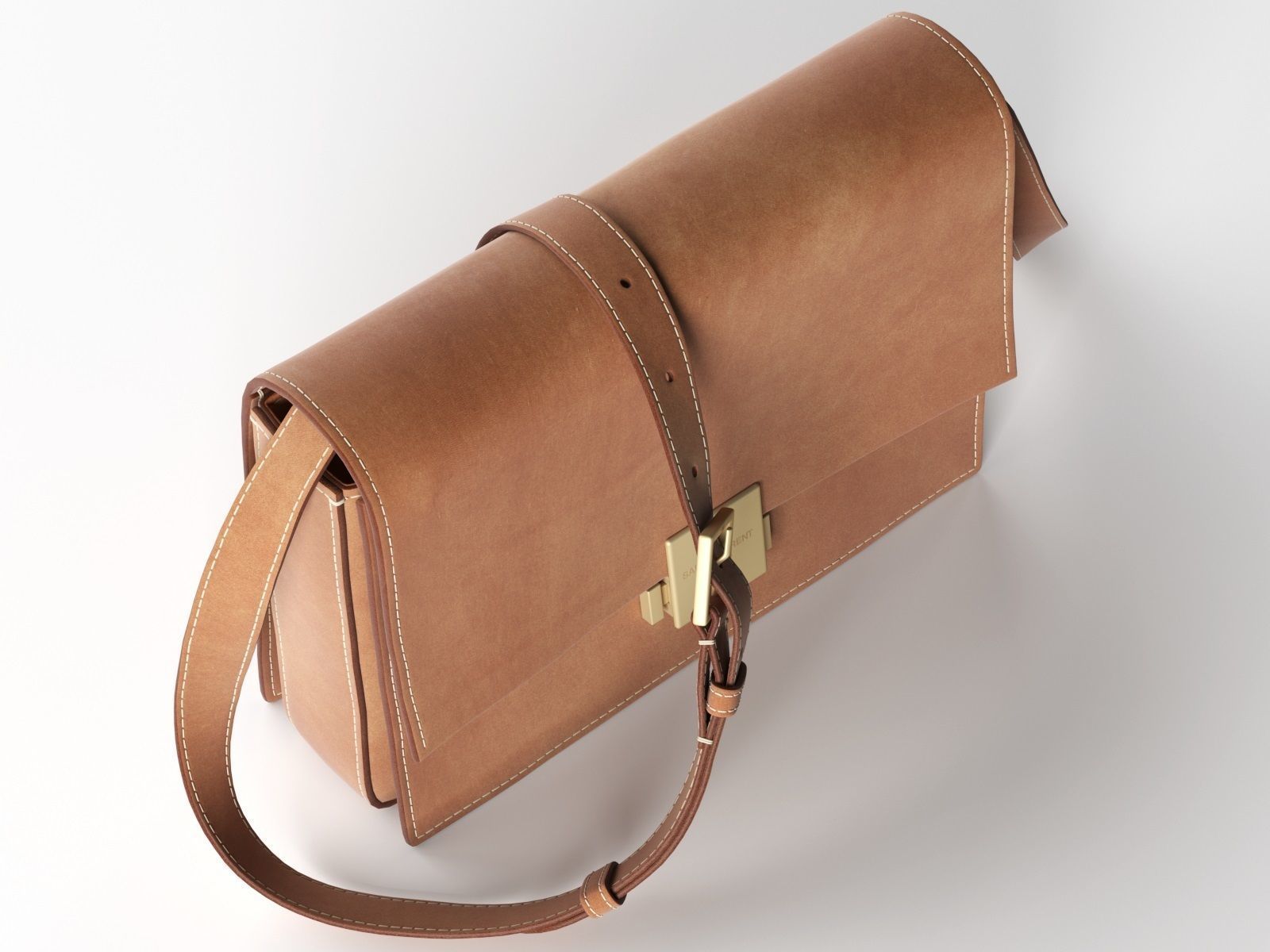 Medium Bellechasse Bag 3D model_2