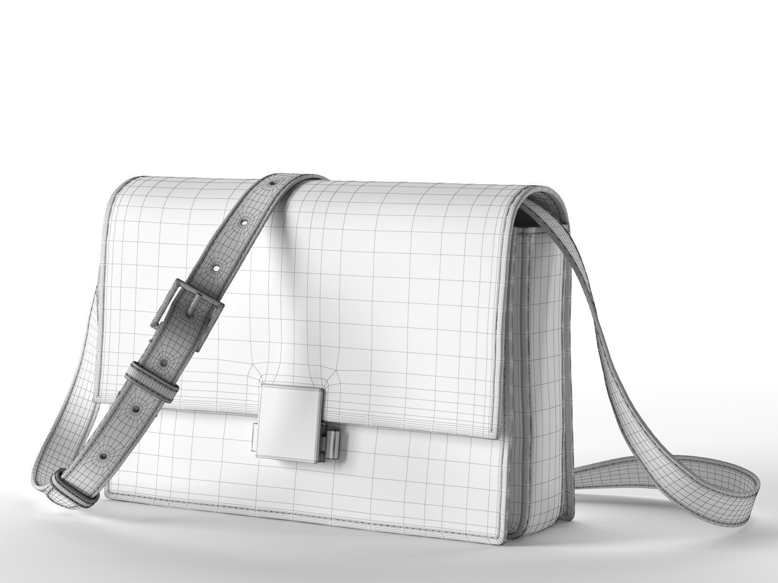 Medium Bellechasse Bag 3D model_3