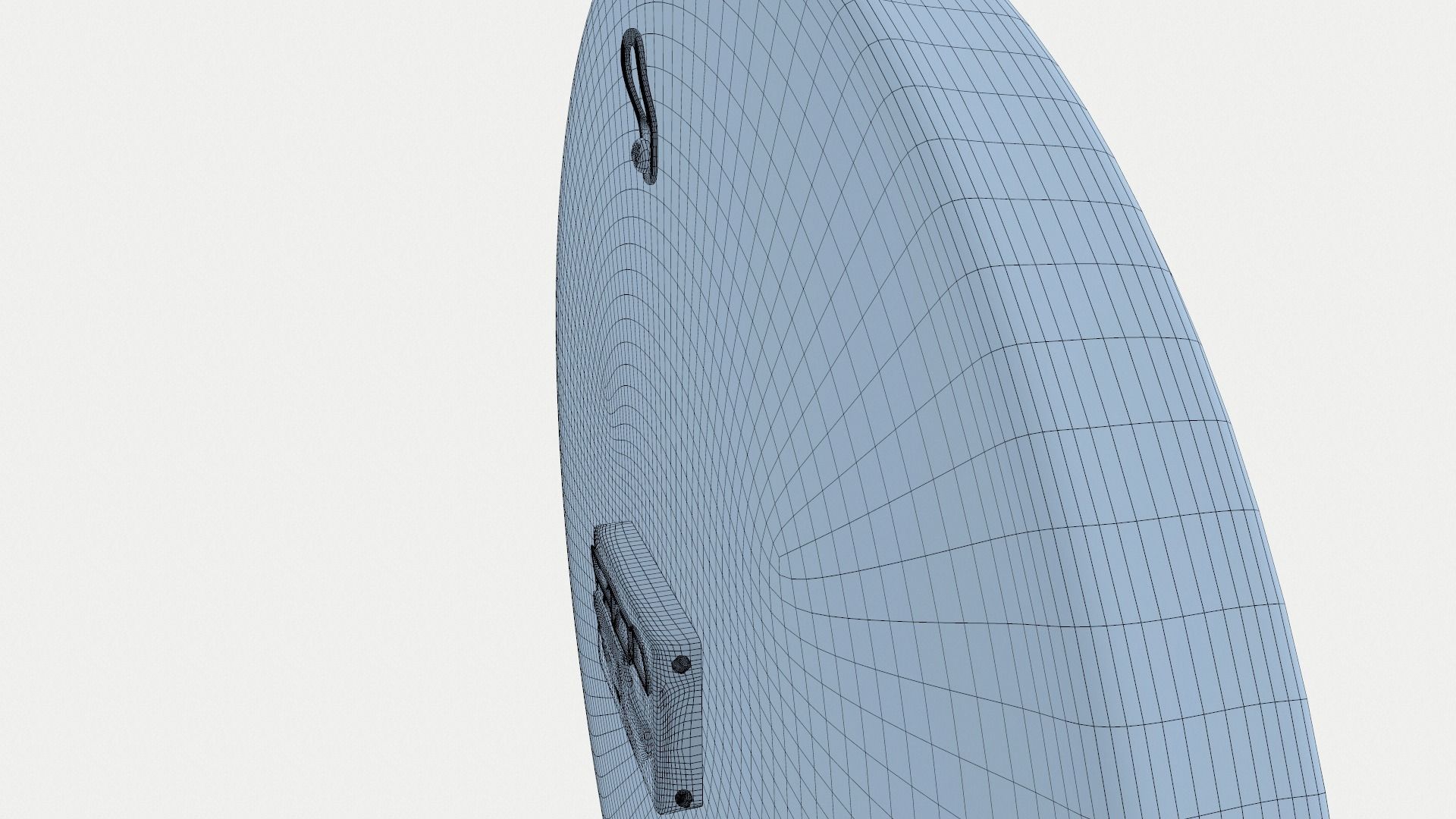  Modern Wooden Moon Watch 3D model_11