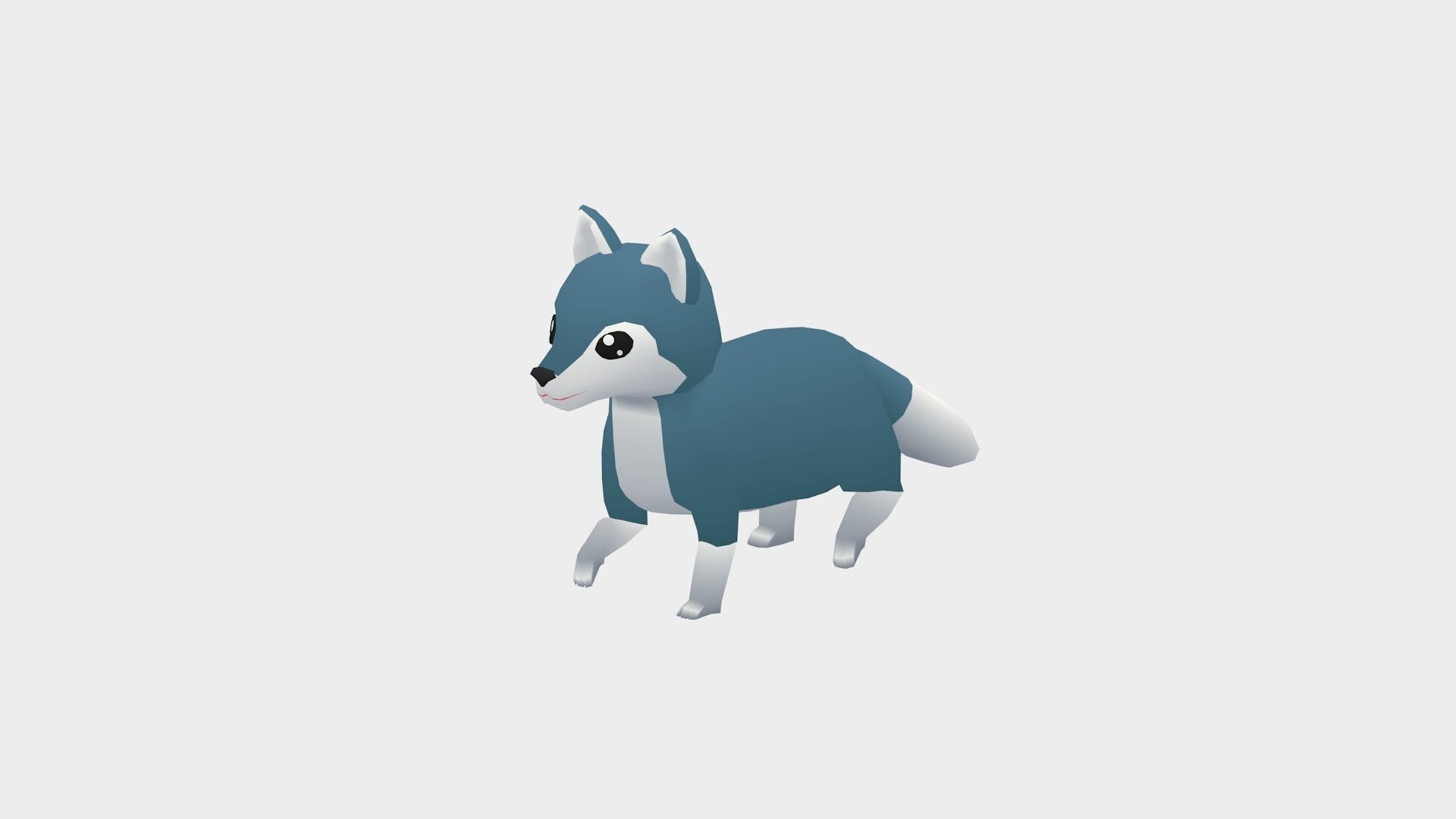 Maro the Wolf - Wild Series Low-poly 3D model_7