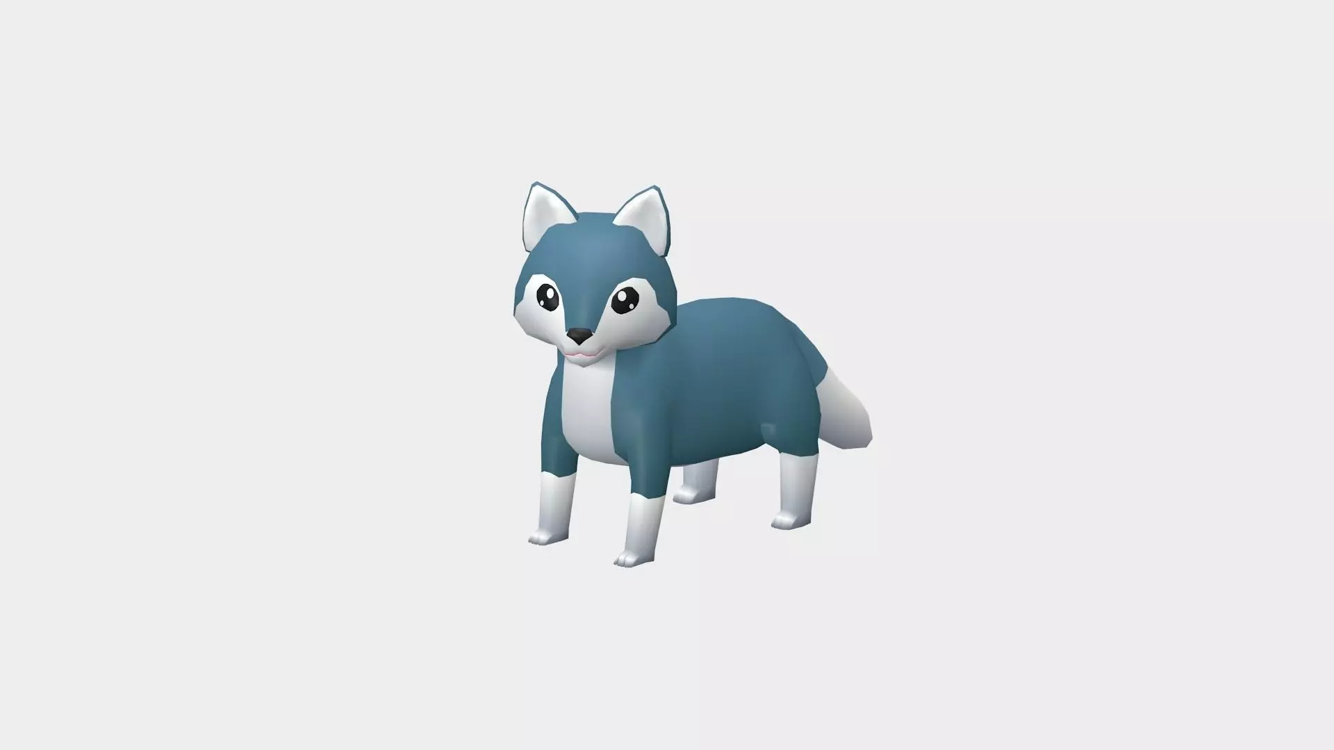 Maro the Wolf - Wild Series Low-poly 3D model_0