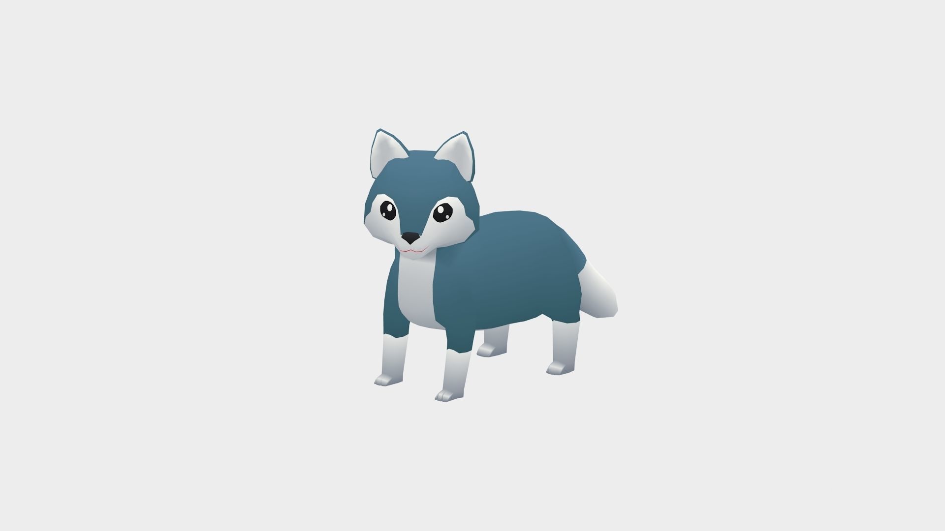 Maro the Wolf - Wild Series Low-poly 3D model_6