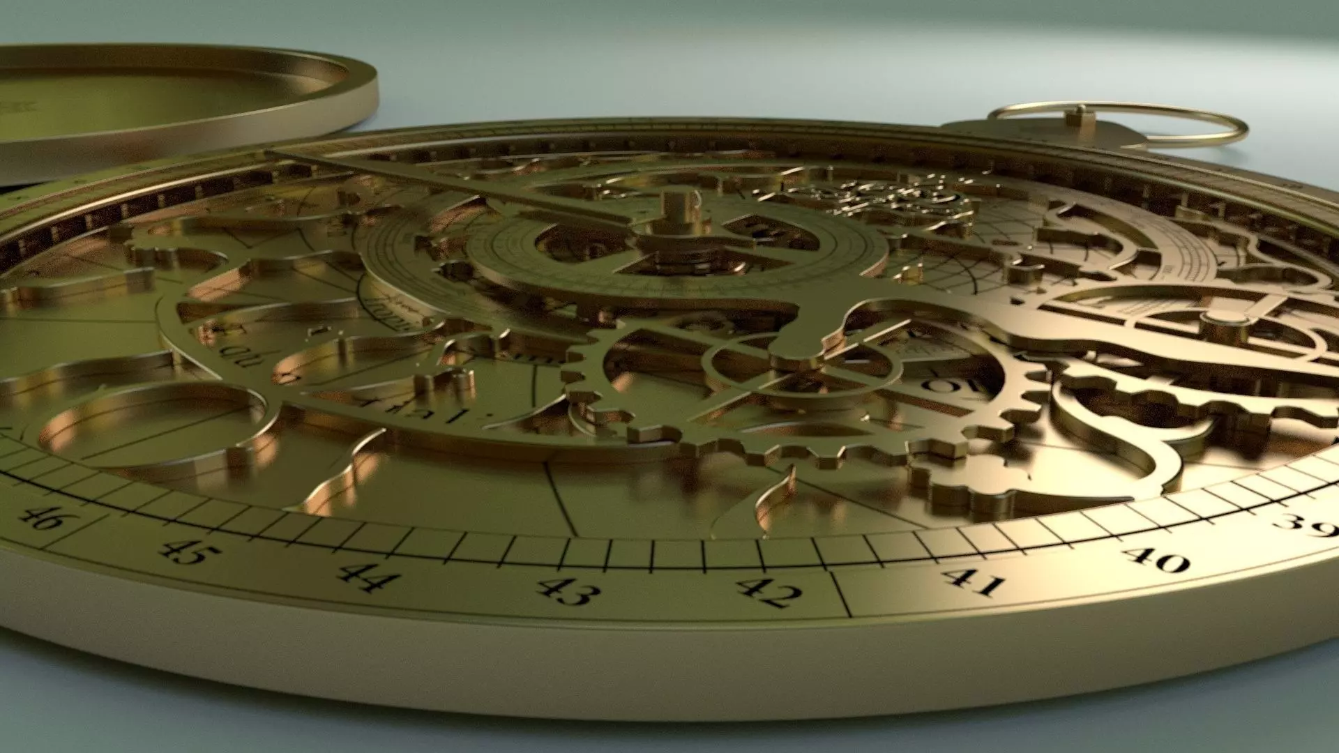 Astrolabe Hyperrealistic 3D model