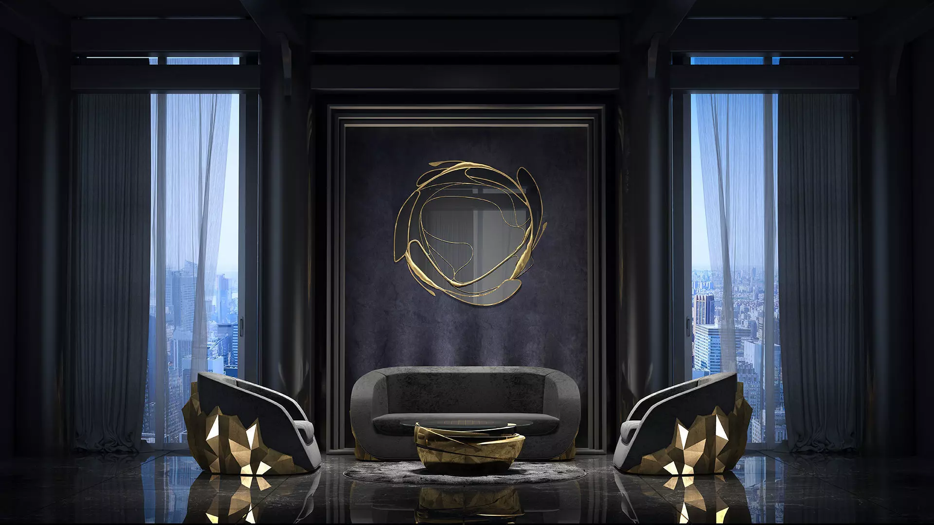 Interior Scene 3D model_0