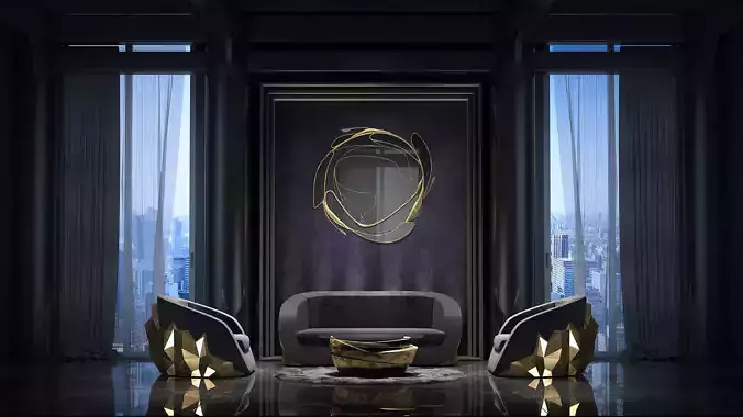 Interior Scene 3D model