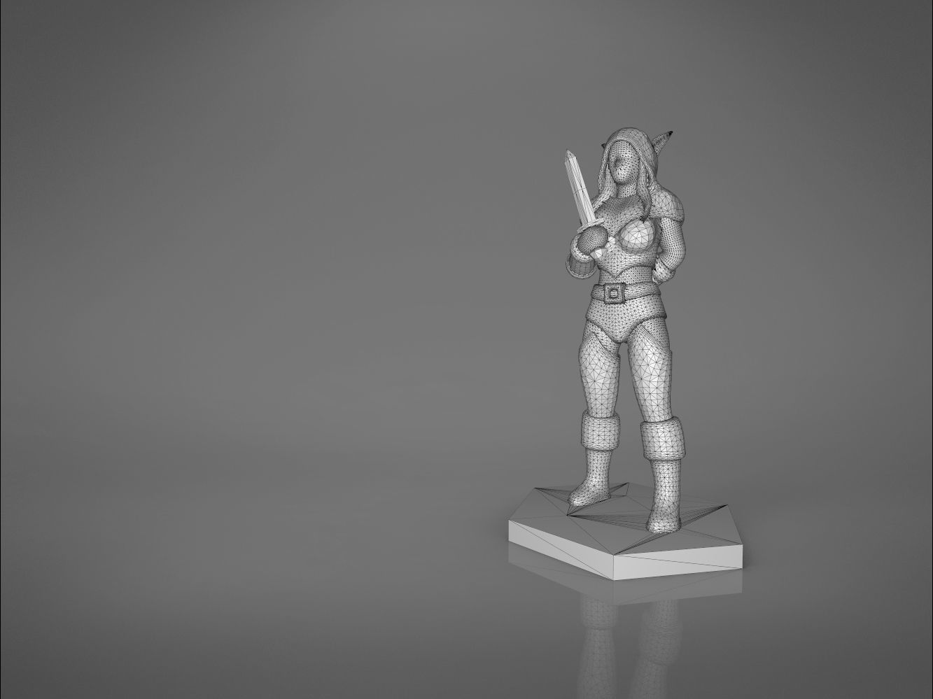 ELF CHARACTERS GAME FIGURES BARGAIN BUNDLE 3D print model_21