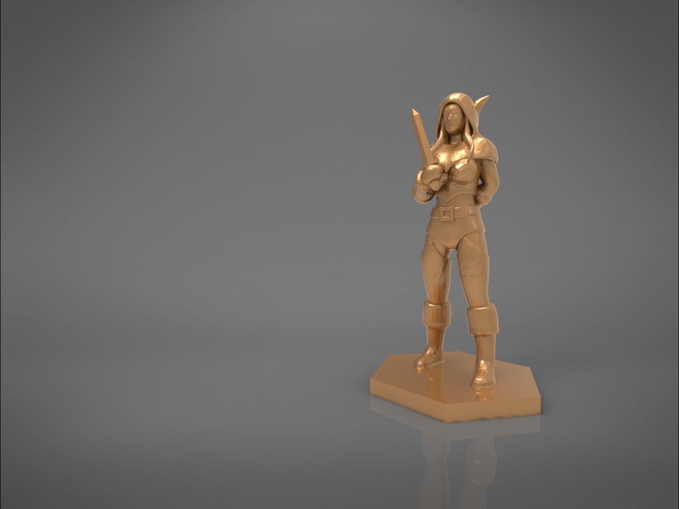 ELF CHARACTERS GAME FIGURES BARGAIN BUNDLE 3D print model_20