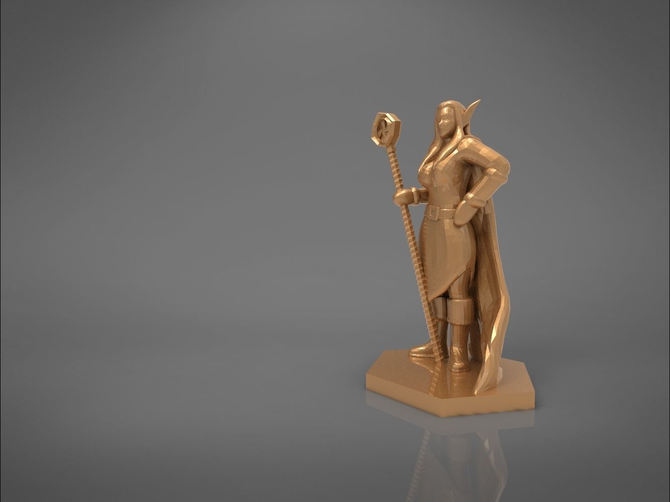 ELF CHARACTERS GAME FIGURES BARGAIN BUNDLE 3D print model_9