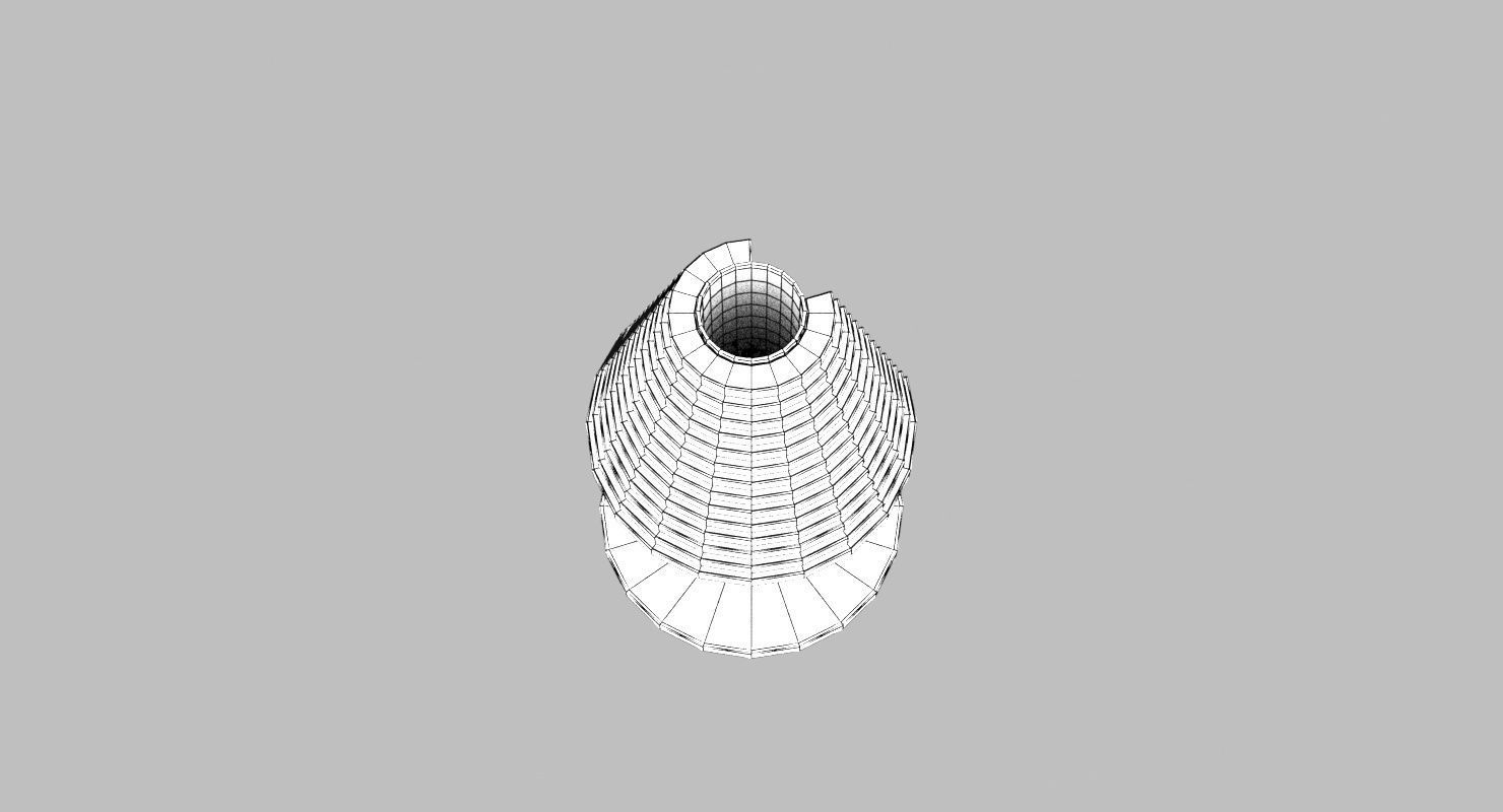 Creative Wooden Table Lamp 3D model_7