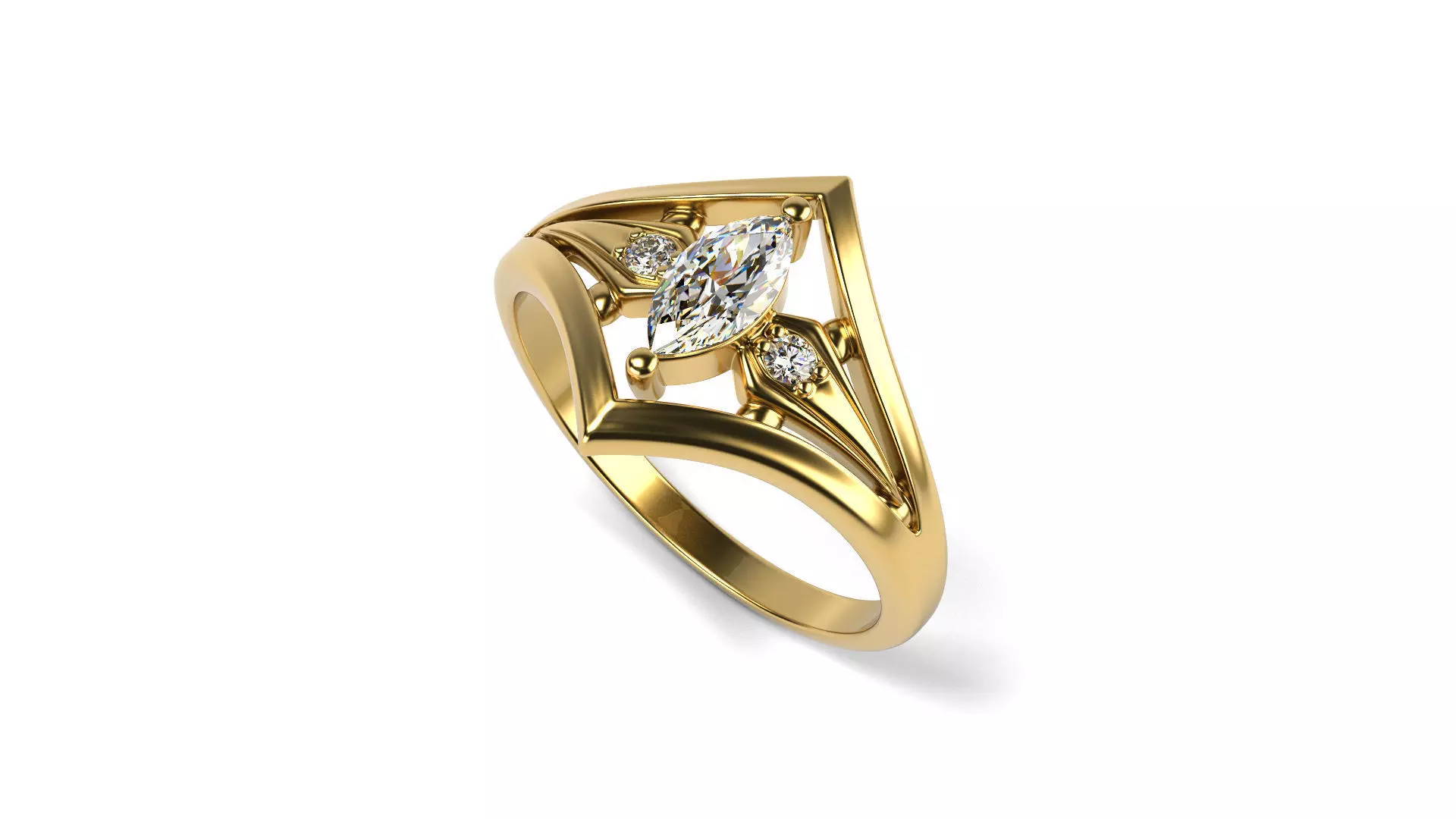 Strange Design Engagement  3D print model_0