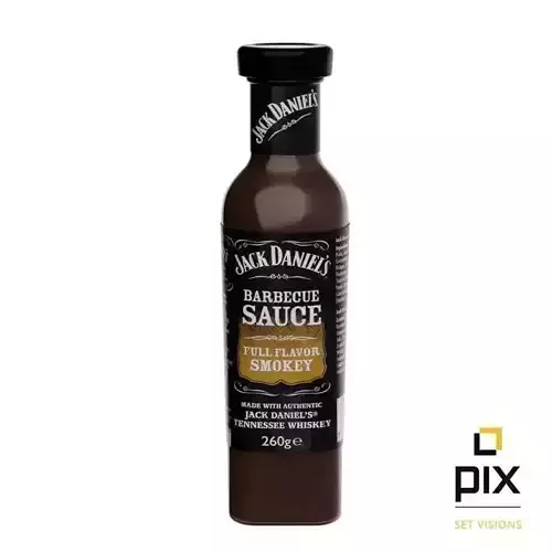 Jack Daniels BBQ Sauce 3D model