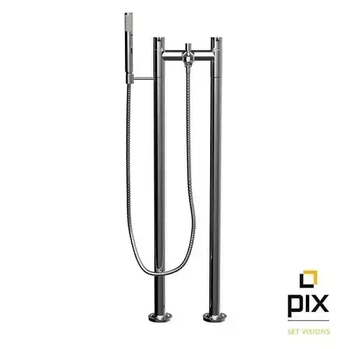 Freestanding Bath Shower Mixer Tap 3D model